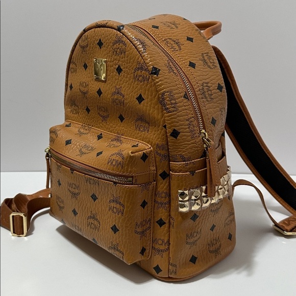 ?Authentic MCM Cognac Backpack- Like New? main image 9